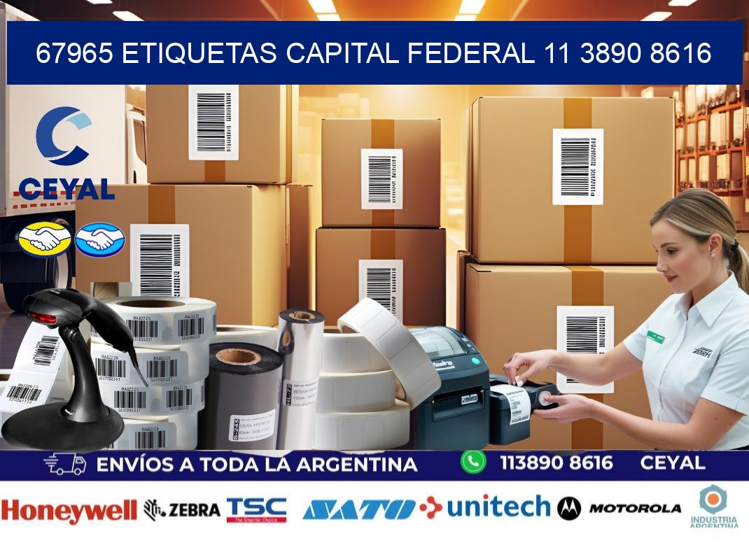 67965 ETIQUETAS CAPITAL FEDERAL 11 3890 8616