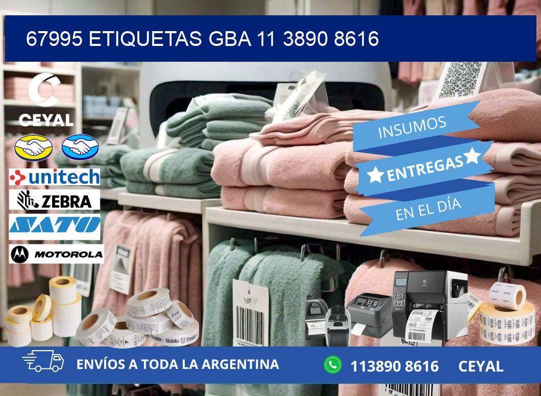 67995 ETIQUETAS GBA 11 3890 8616