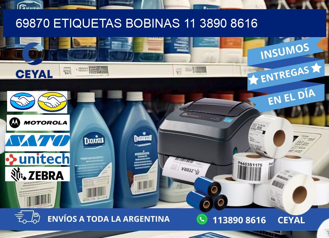 69870 ETIQUETAS BOBINAS 11 3890 8616