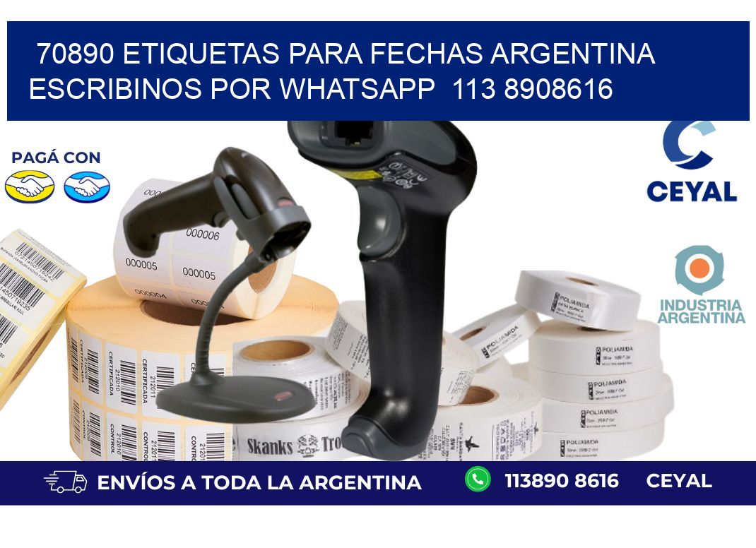 70890 ETIQUETAS PARA FECHAS ARGENTINA ESCRIBINOS POR WHATSAPP  113 8908616