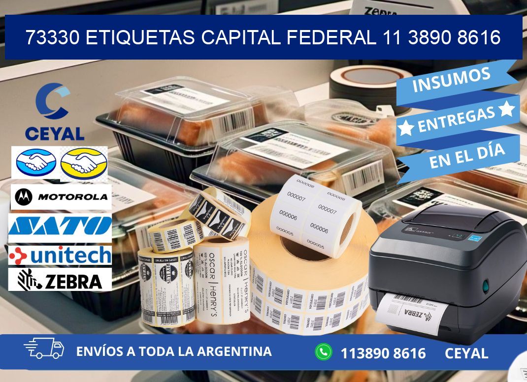 73330 ETIQUETAS CAPITAL FEDERAL 11 3890 8616