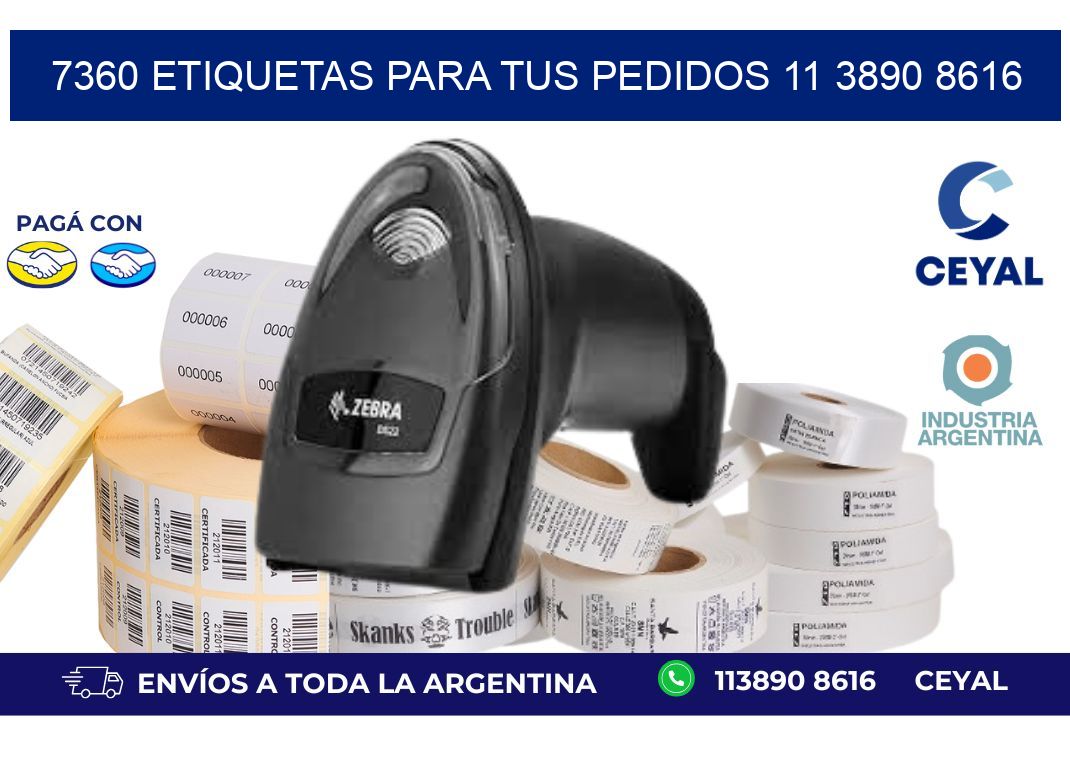 7360 ETIQUETAS PARA TUS PEDIDOS 11 3890 8616