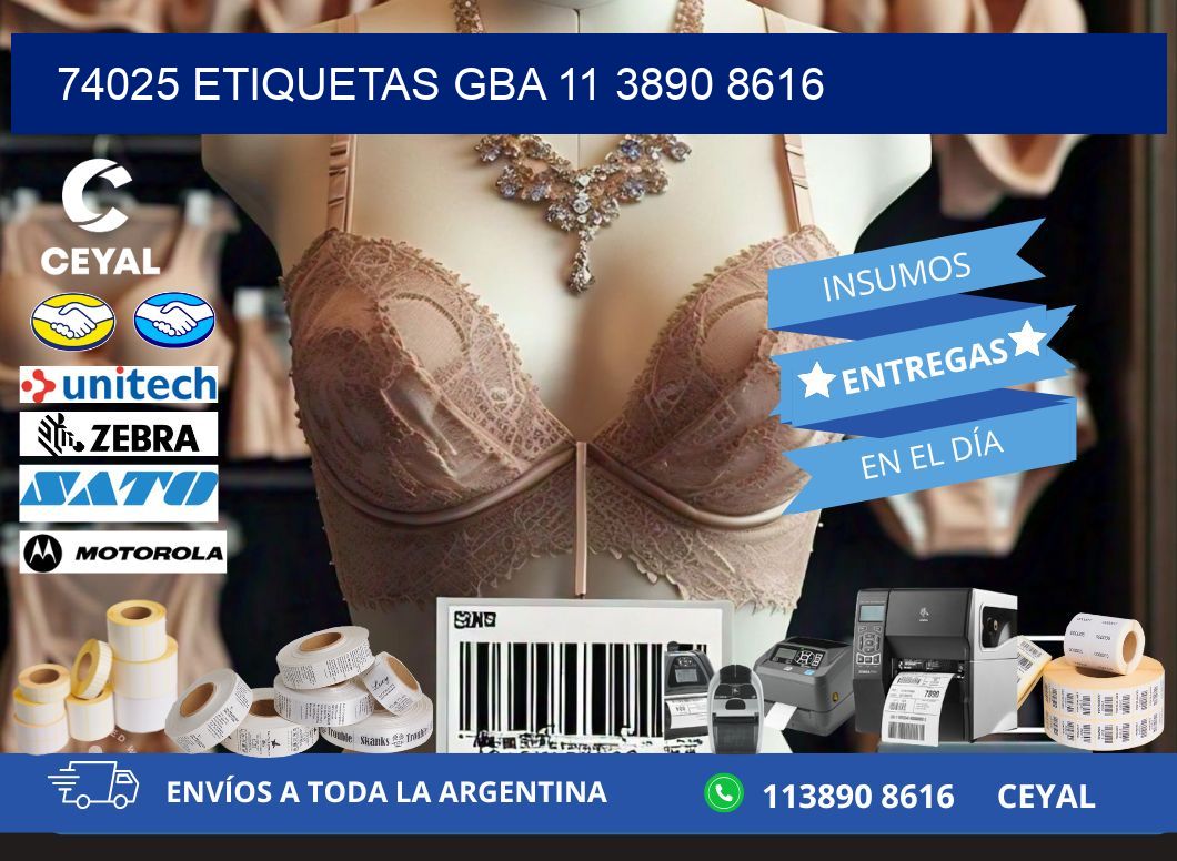 74025 ETIQUETAS GBA 11 3890 8616