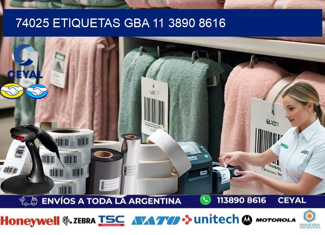 74025 ETIQUETAS GBA 11 3890 8616