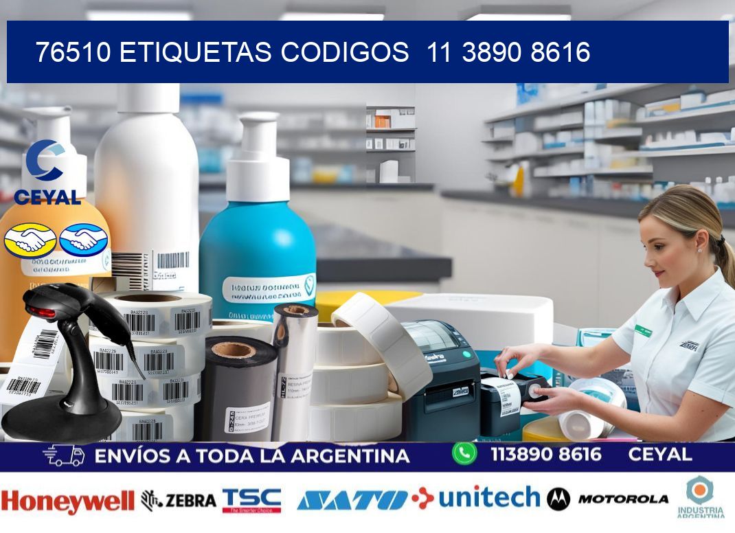 76510 ETIQUETAS CODIGOS  11 3890 8616