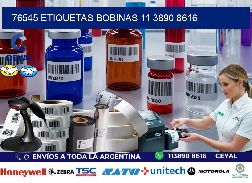 76545 ETIQUETAS BOBINAS 11 3890 8616