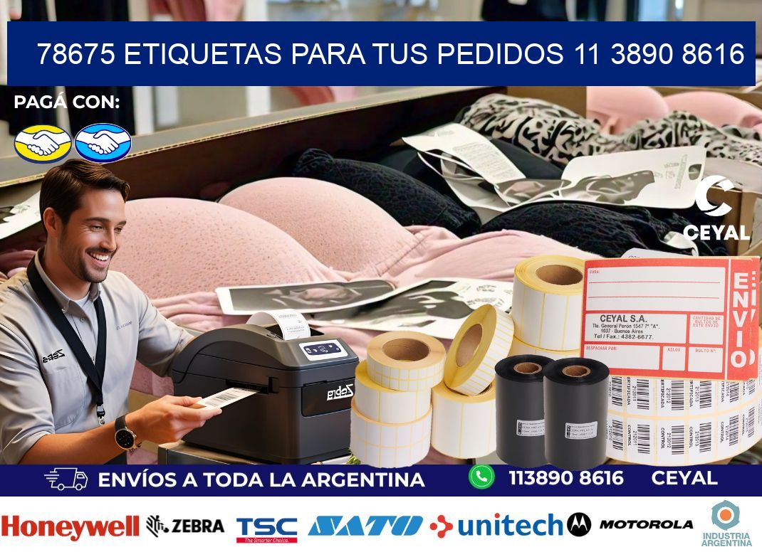 78675 ETIQUETAS PARA TUS PEDIDOS 11 3890 8616