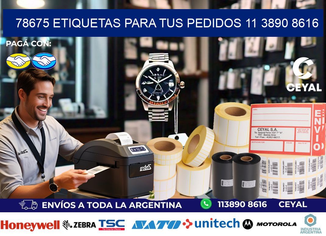 78675 ETIQUETAS PARA TUS PEDIDOS 11 3890 8616