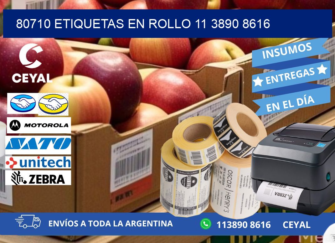 80710 ETIQUETAS EN ROLLO 11 3890 8616