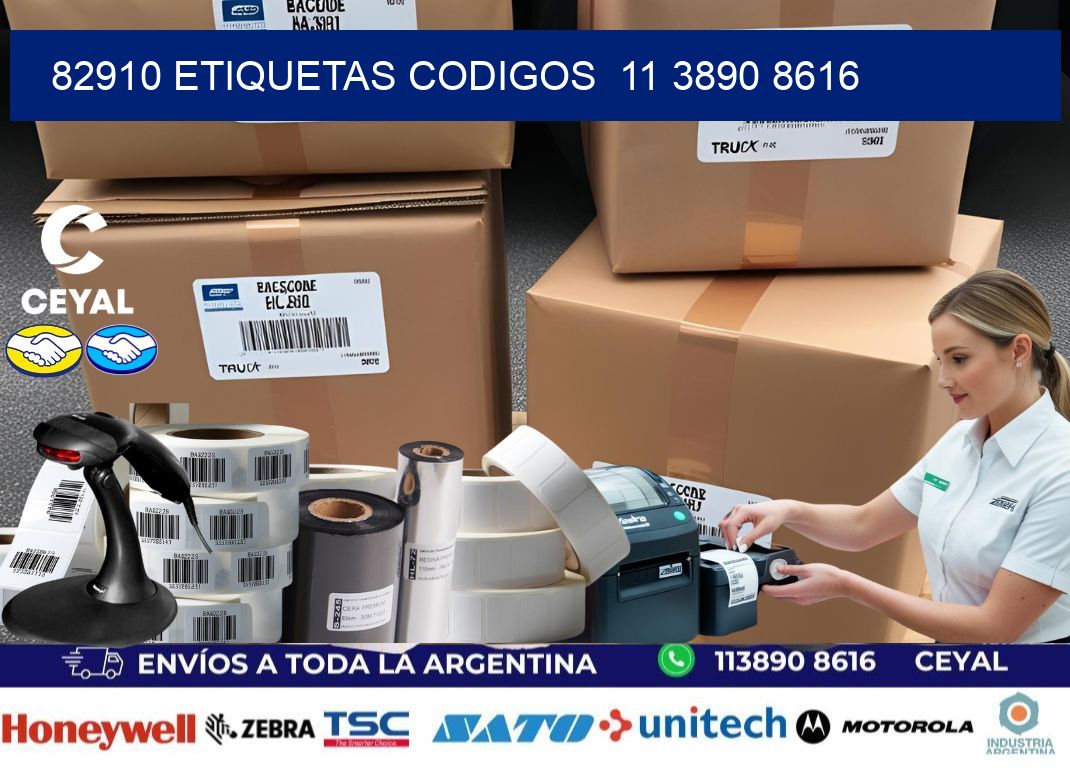 82910 ETIQUETAS CODIGOS  11 3890 8616