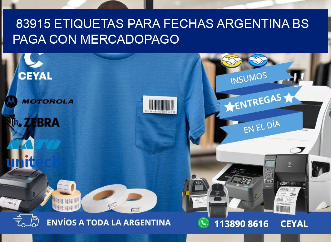 83915 ETIQUETAS PARA FECHAS ARGENTINA BS PAGA CON MERCADOPAGO