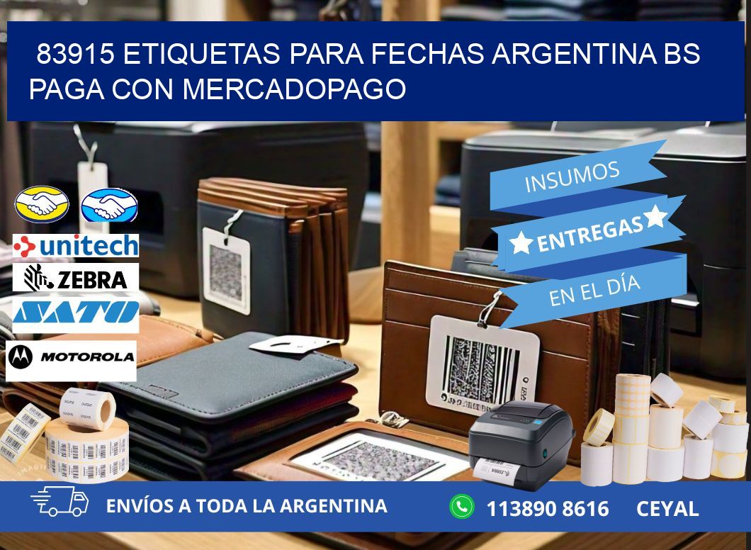 83915 ETIQUETAS PARA FECHAS ARGENTINA BS PAGA CON MERCADOPAGO