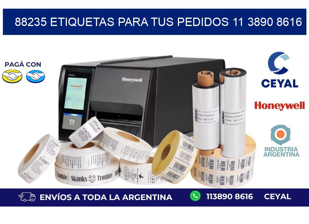 88235 ETIQUETAS PARA TUS PEDIDOS 11 3890 8616