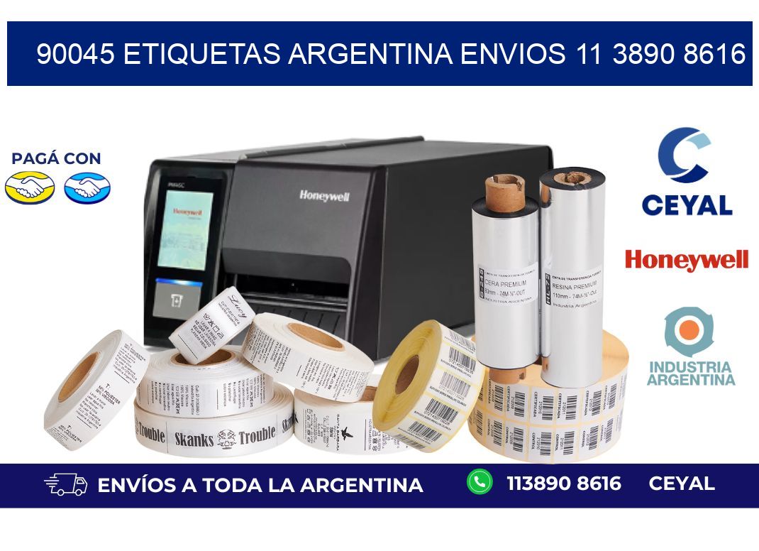 90045 ETIQUETAS ARGENTINA ENVIOS 11 3890 8616