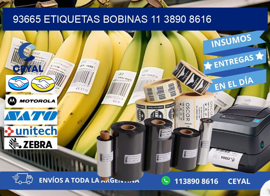 93665 ETIQUETAS BOBINAS 11 3890 8616