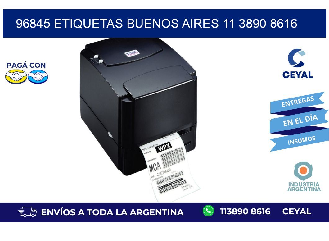 96845 ETIQUETAS BUENOS AIRES 11 3890 8616