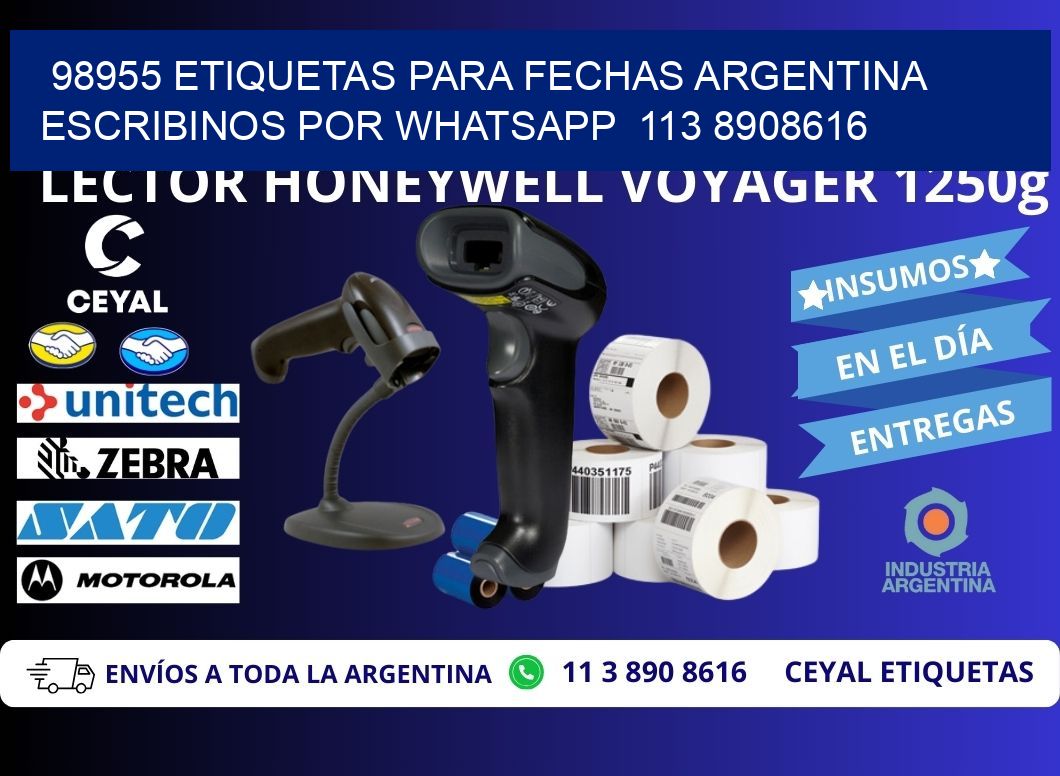 98955 ETIQUETAS PARA FECHAS ARGENTINA ESCRIBINOS POR WHATSAPP  113 8908616