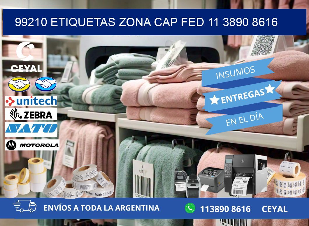 99210 ETIQUETAS ZONA CAP FED 11 3890 8616