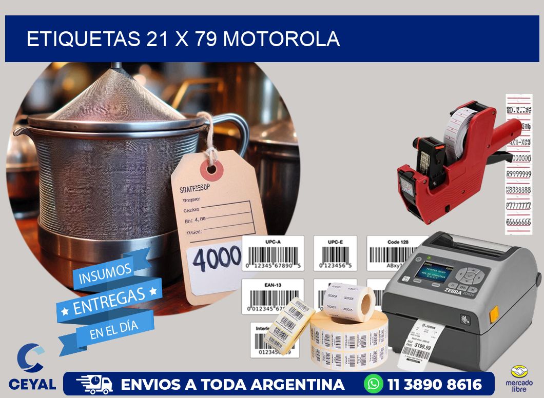 ETIQUETAS 21 x 79 MOTOROLA