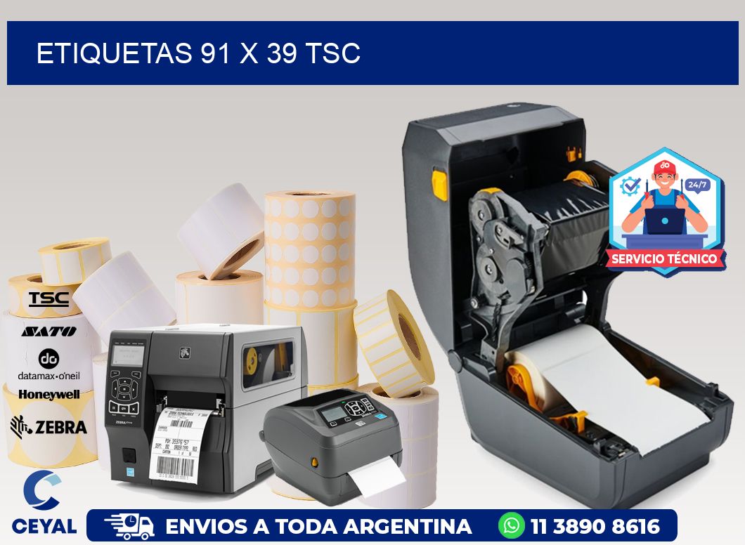 ETIQUETAS 91 x 39 TSC