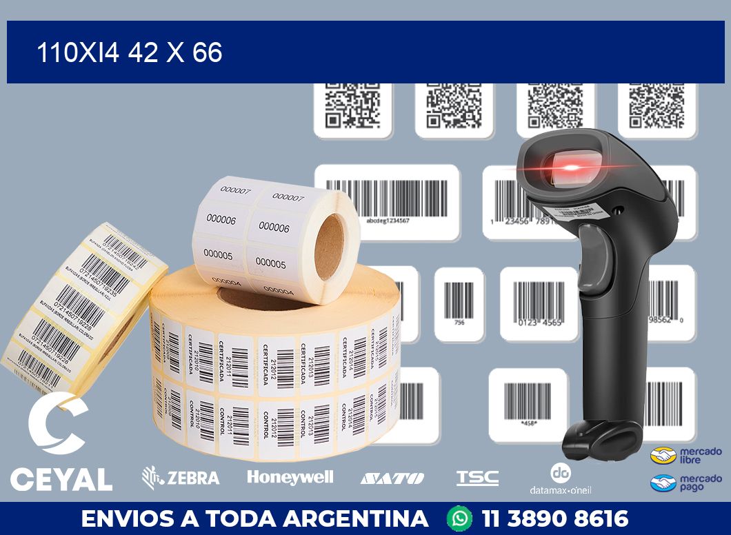 110Xi4 42 x 66