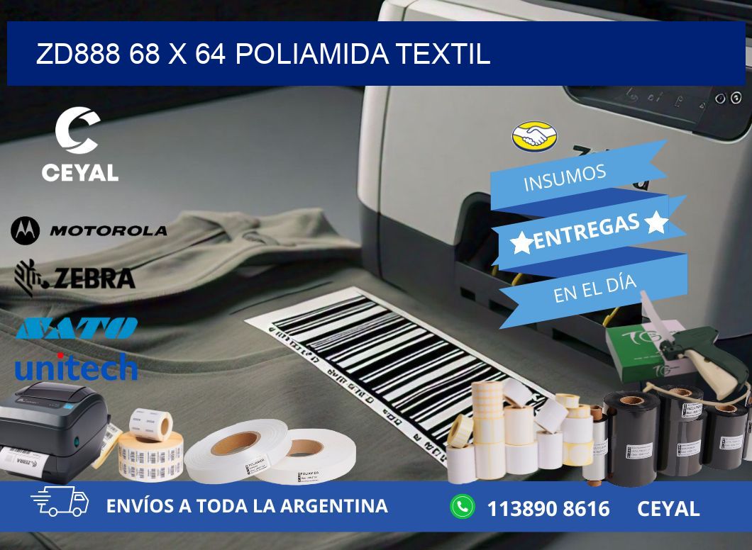 ZD888 68 x 64 POLIAMIDA TEXTIL