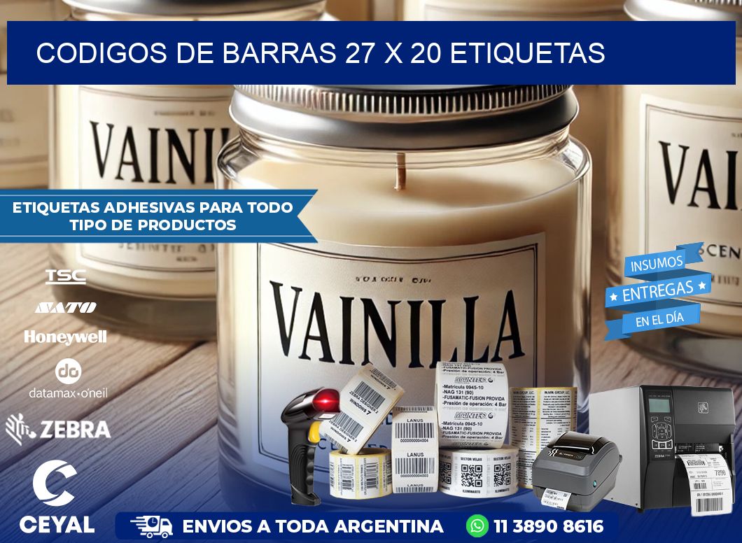 codigos de barras 27 x 20 etiquetas