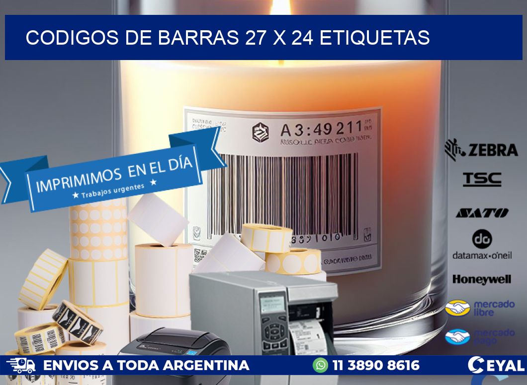 codigos de barras 27 x 24 etiquetas