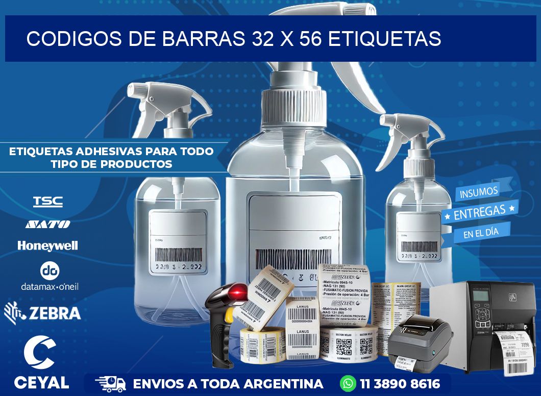 codigos de barras 32 x 56 etiquetas