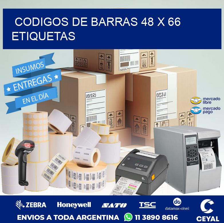 codigos de barras 48 x 66 etiquetas