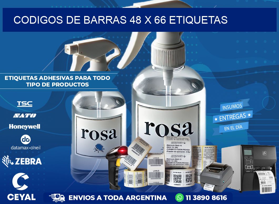 codigos de barras 48 x 66 etiquetas