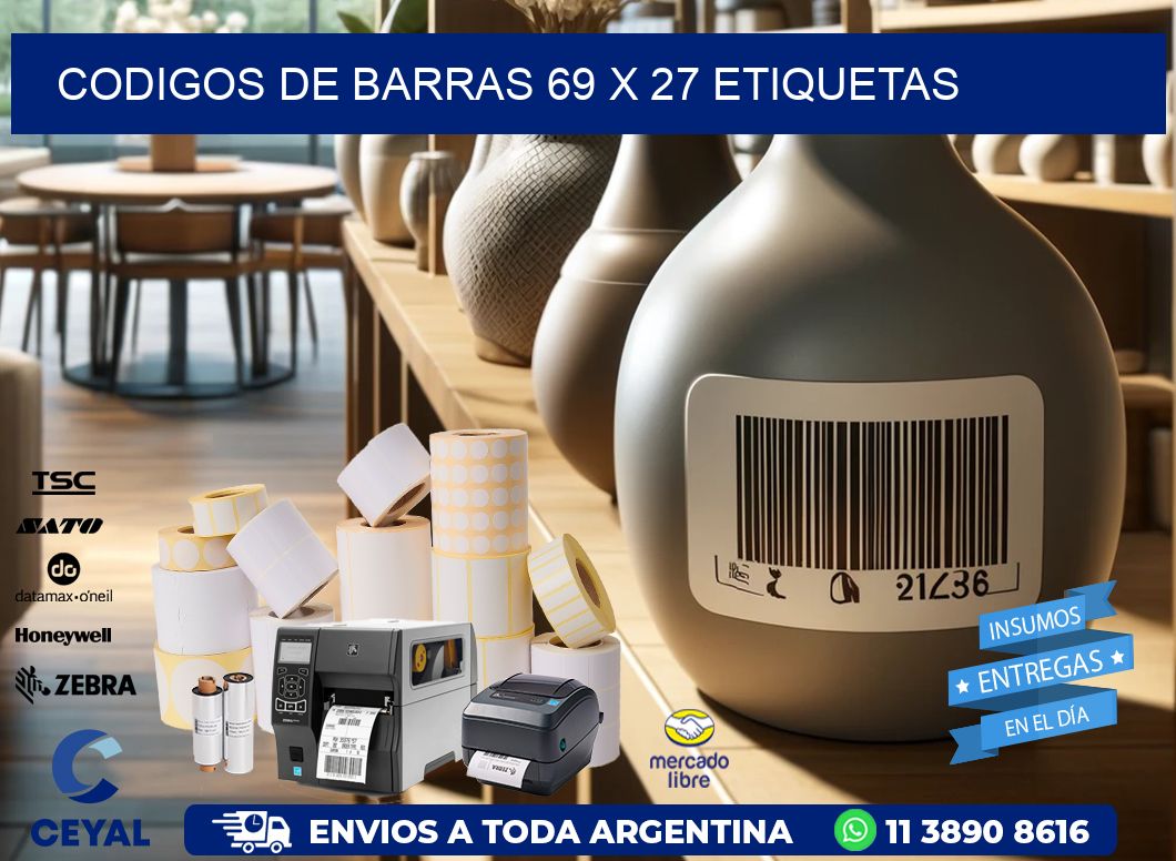 codigos de barras 69 x 27 etiquetas