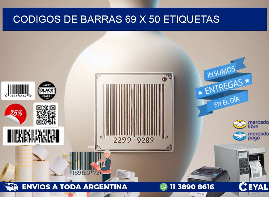 codigos de barras 69 x 50 etiquetas