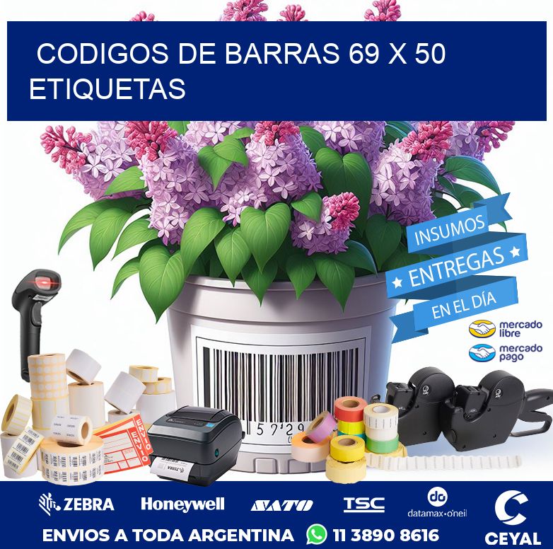 codigos de barras 69 x 50 etiquetas