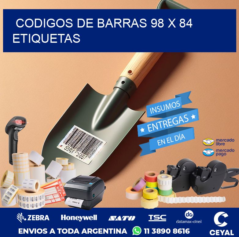 codigos de barras 98 x 84 etiquetas