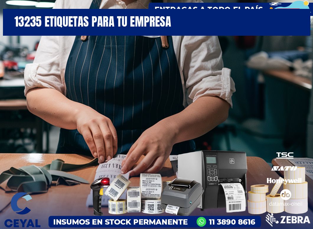 13235 etiquetas para tu empresa