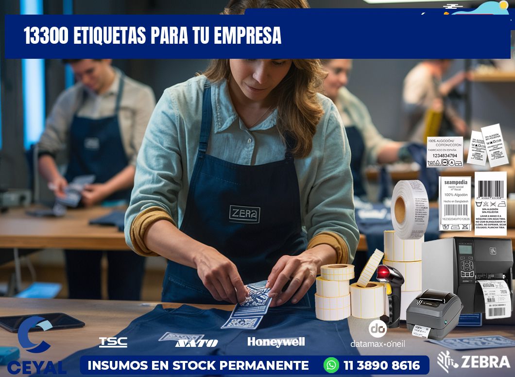 13300 etiquetas para tu empresa