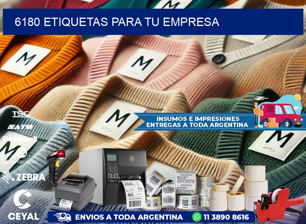 6180 etiquetas para tu empresa