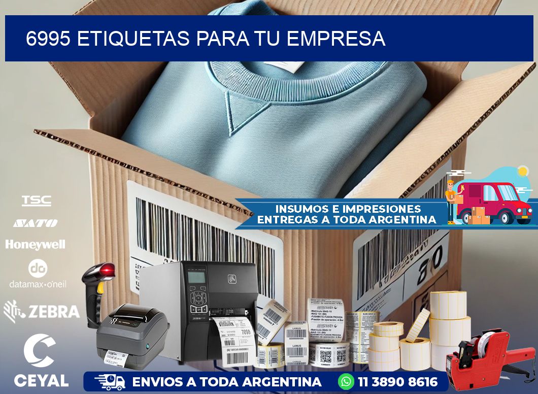 6995 etiquetas para tu empresa