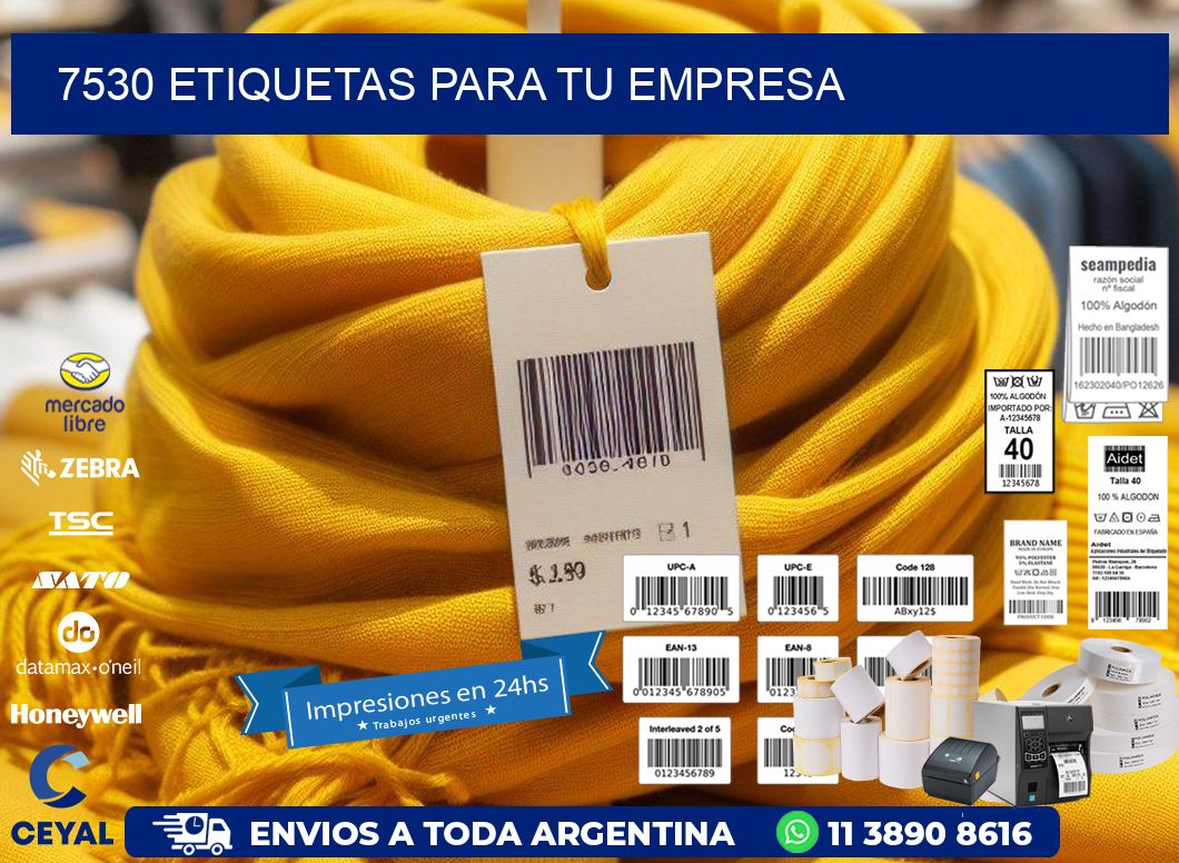 7530 etiquetas para tu empresa