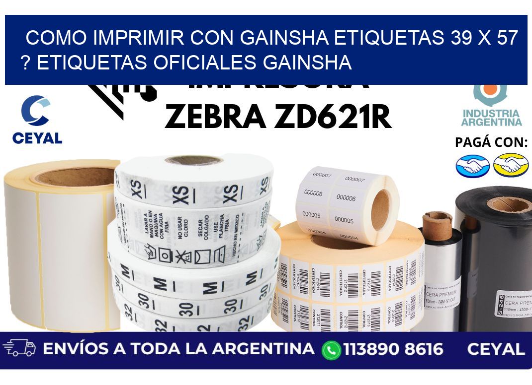 como imprimir con gainsha etiquetas 39 x 57 ? etiquetas oficiales gainsha