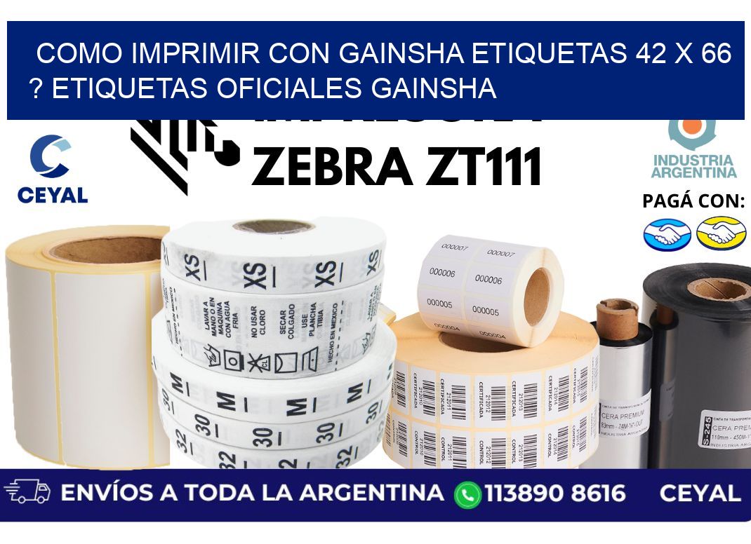como imprimir con gainsha etiquetas 42 x 66 ? etiquetas oficiales gainsha