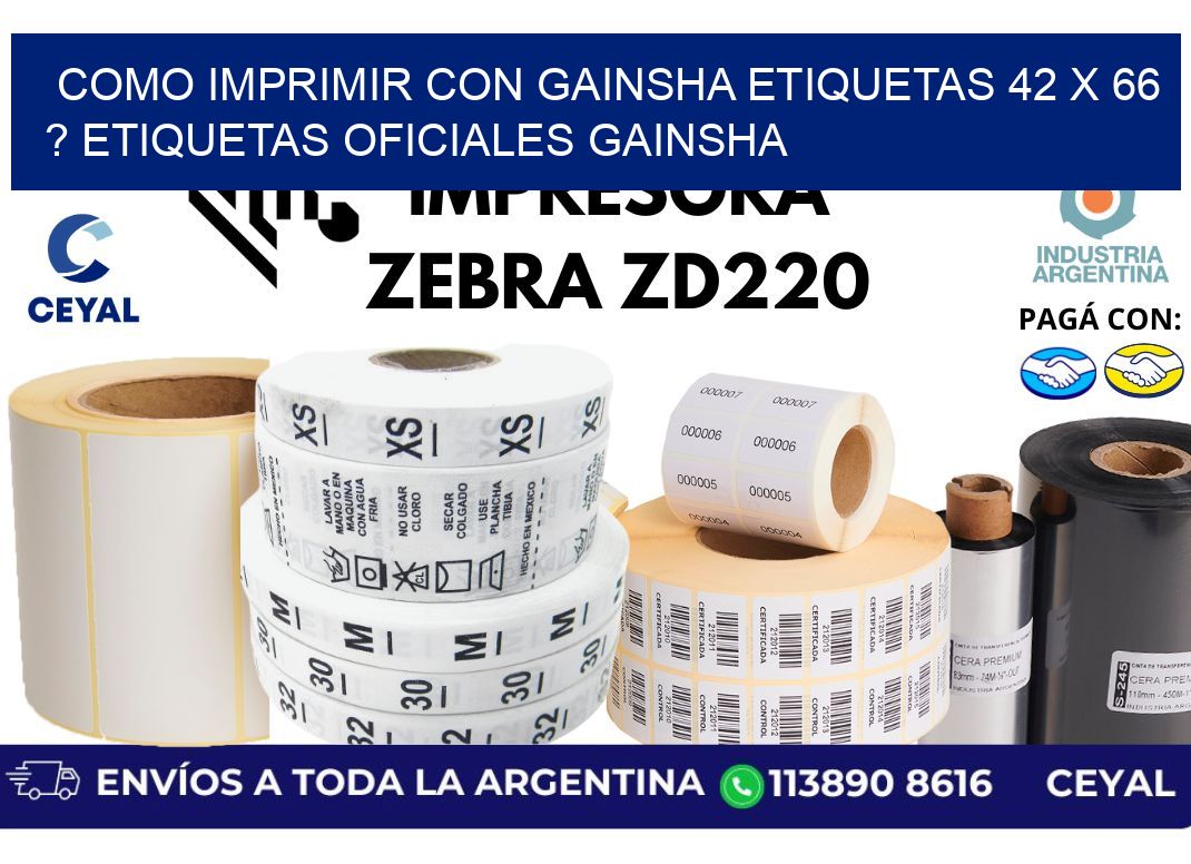 como imprimir con gainsha etiquetas 42 x 66 ? etiquetas oficiales gainsha