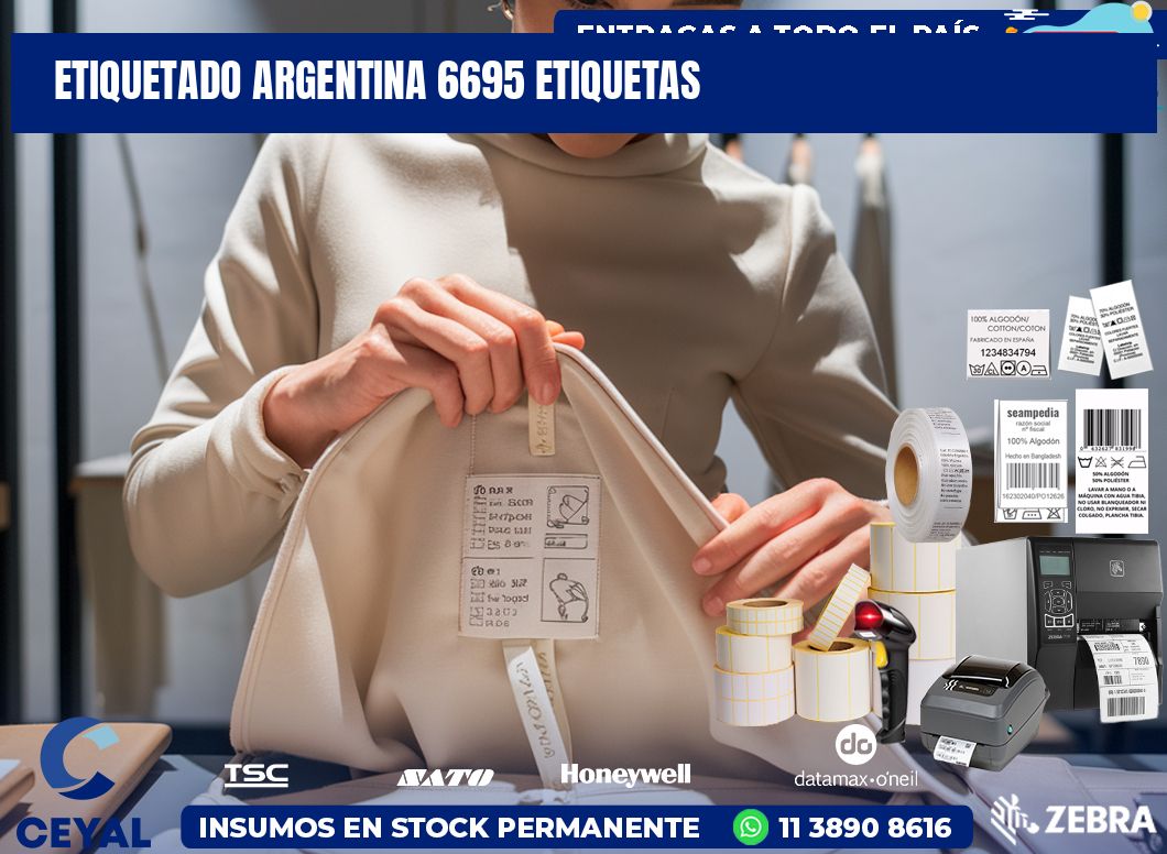 etiquetado argentina 6695 etiquetas