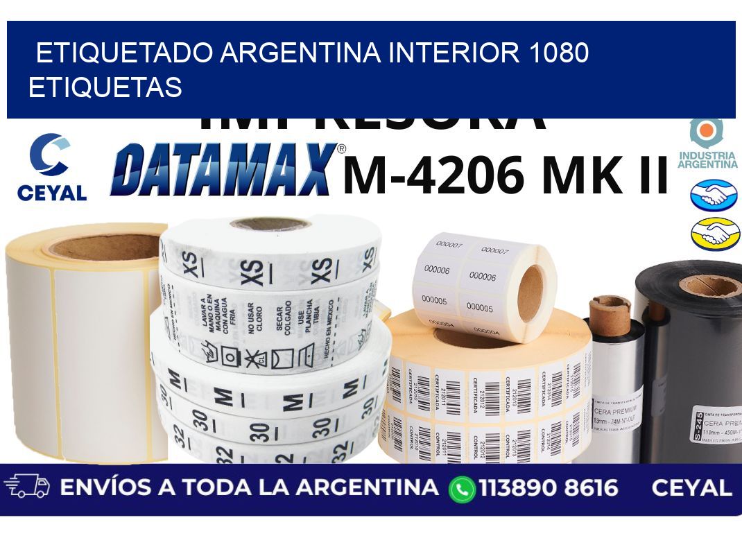 etiquetado argentina interior 1080 etiquetas