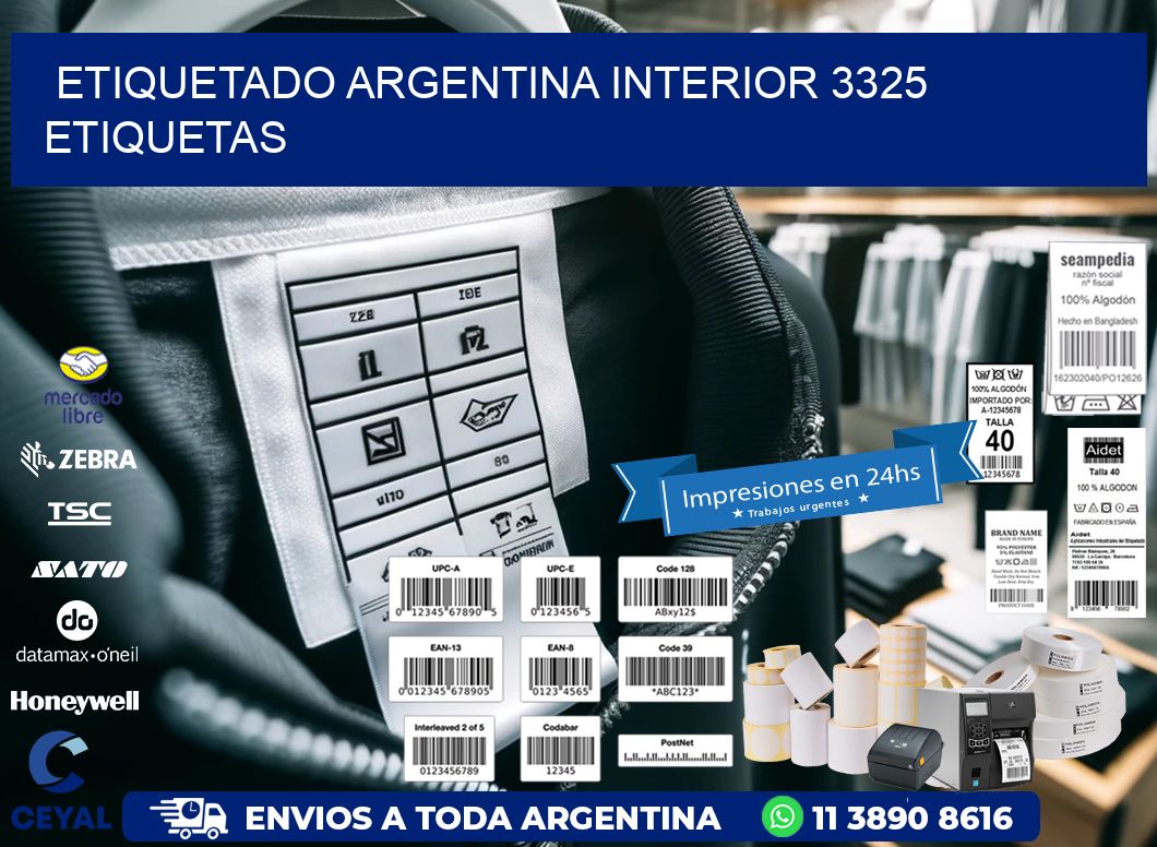 etiquetado argentina interior 3325 etiquetas