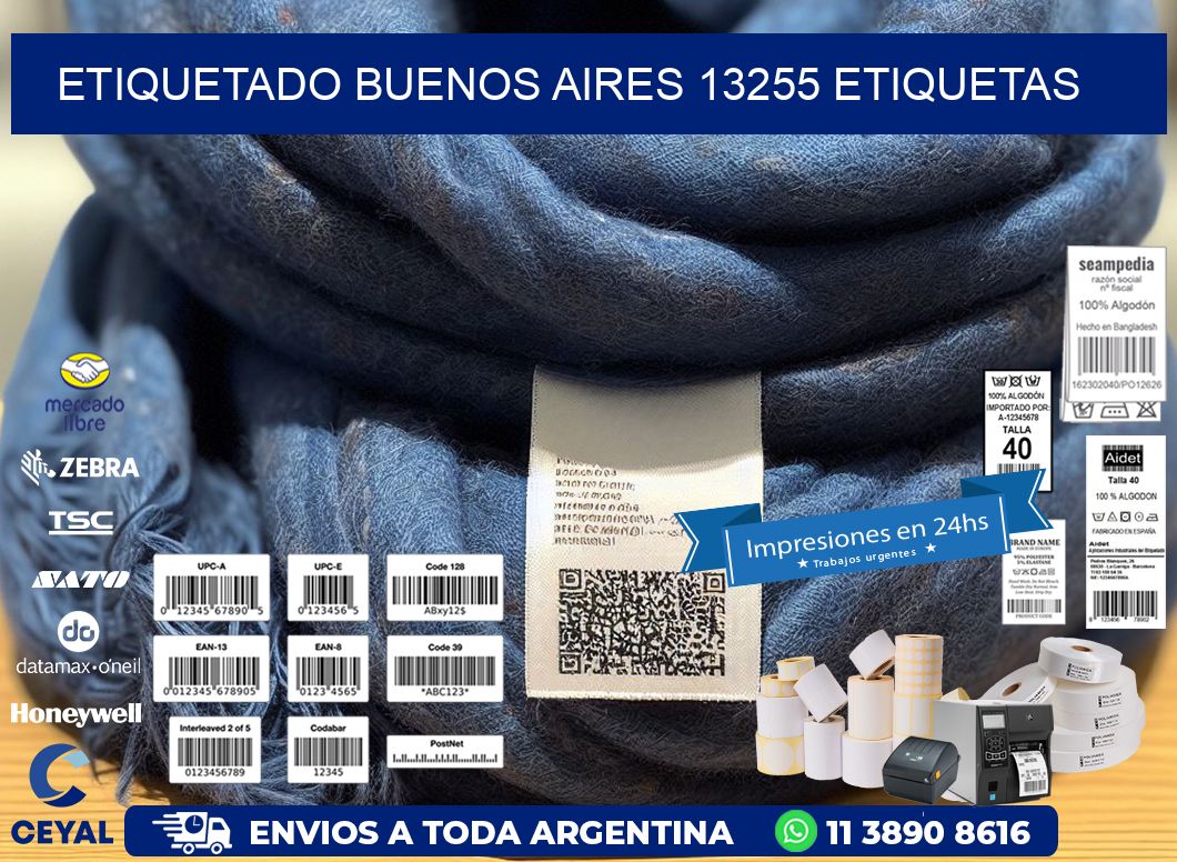etiquetado buenos aires 13255 etiquetas