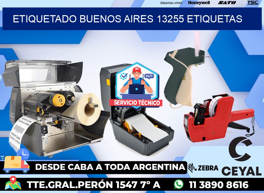 etiquetado buenos aires 13255 etiquetas