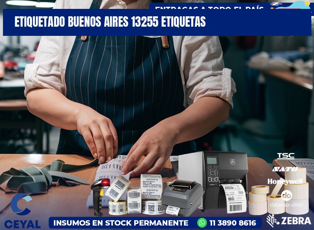 etiquetado buenos aires 13255 etiquetas
