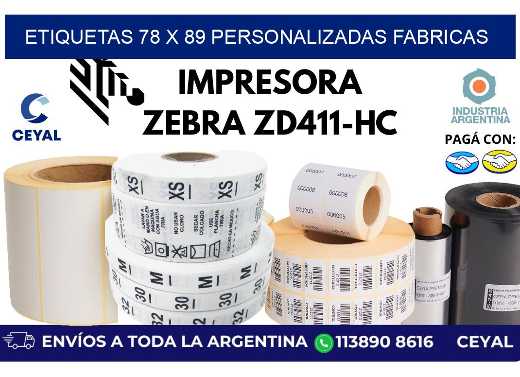 etiquetas 78 x 89 personalizadas fabricas